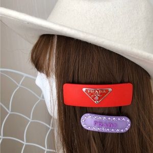 Prada hair clip